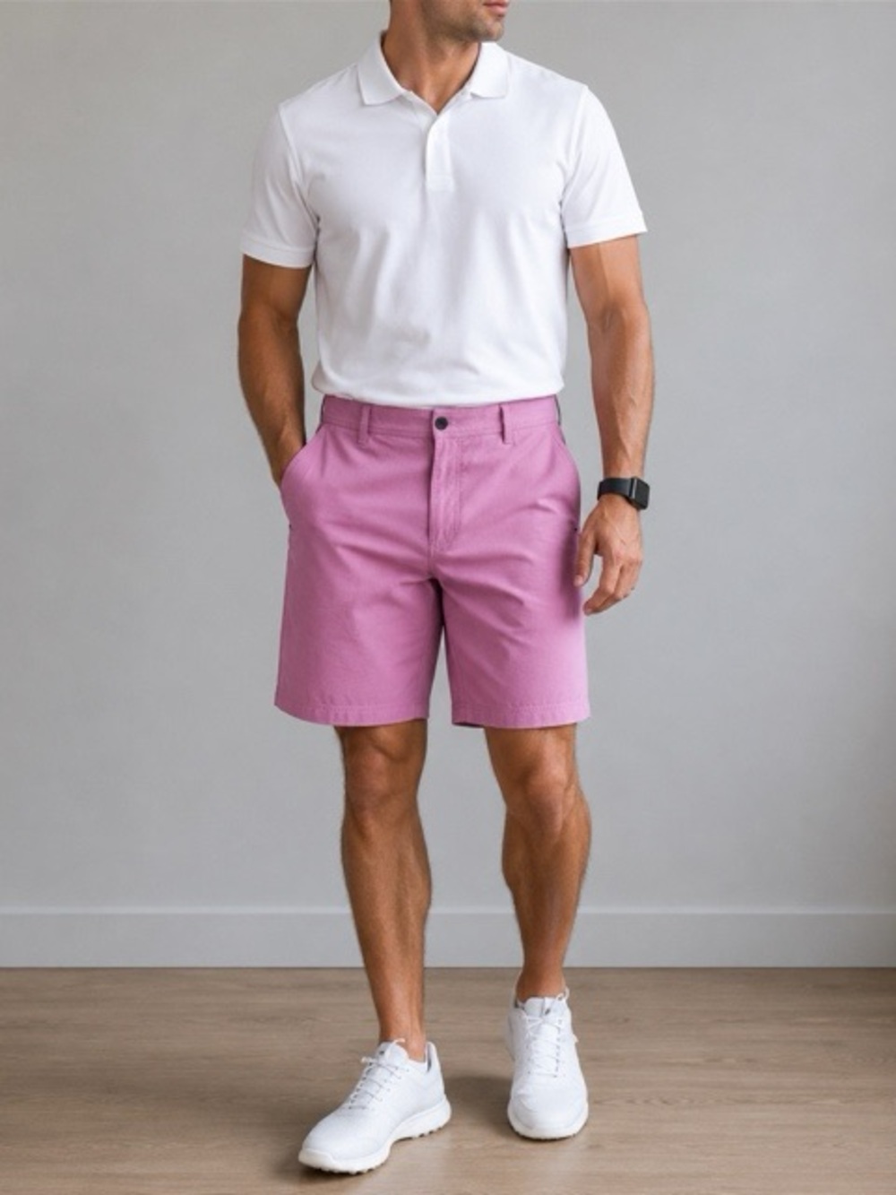 Lululemon Men’s Pink Golf Shorts